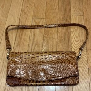 Small clutch bag with shoulder strap